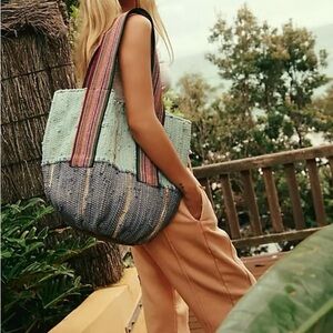 Free People Multicolor Woven Tote
NWT